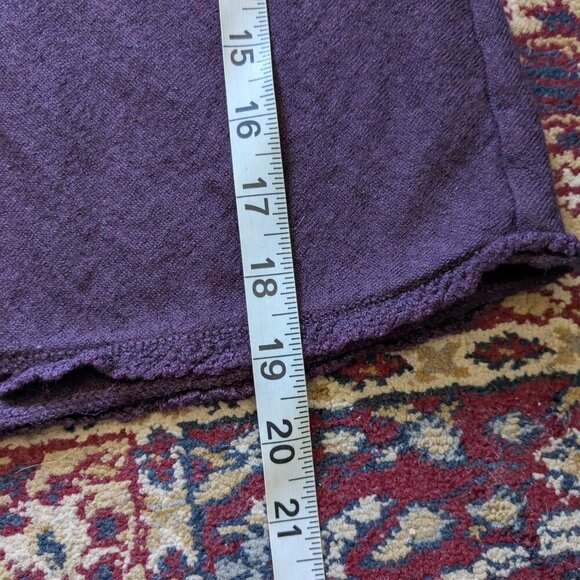 Vintage Miu Miu Cardigan Purple Tie Front Cropped Wool Silk Size 42 Small - Picture 10 of 10